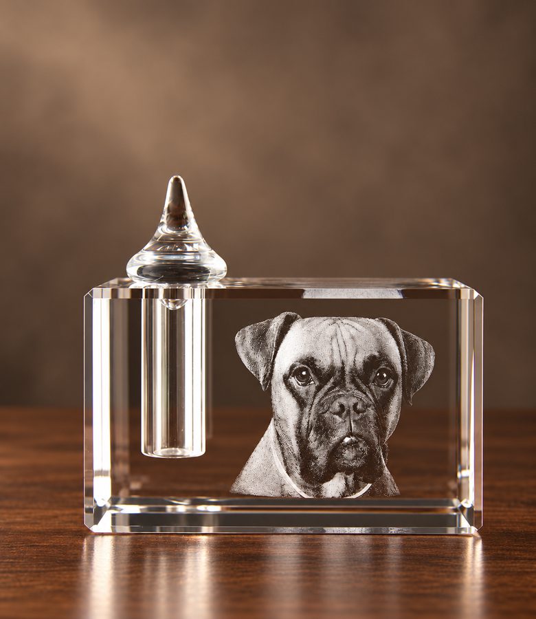 3D foto in glas - urn