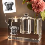 3D foto in glas - urn - huisdier