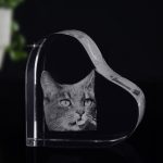 foto in glas hart