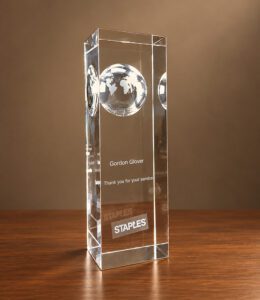 Award "Globe Sandblasting" - 17 cm