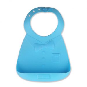 Baby bib blauw