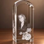foto in glas - koepelvorm
