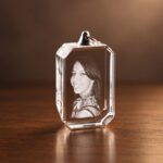 glazen hanger met eigen foto - portret