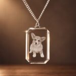 glazen hanger met eigen foto - huisdier - hond
