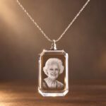 glazen hanger met eigen foto - portret