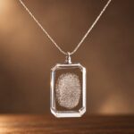 glazen hanger met eigen foto - vingerafdruk