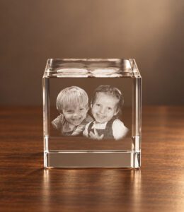 2D foto in glas - Kubus - Kristal Glas