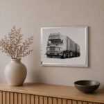 spiegel - 40x50cm - vrachtwagen