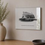 spiegel - rechthoek - 30x40cm - autogarage
