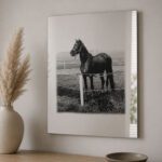 spiegel rechthoek - 50x70cm - paard