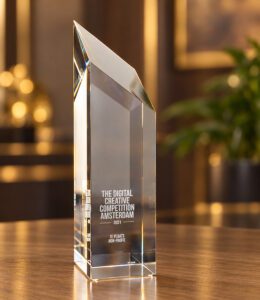 Award schuine hoek - 22 cm