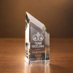 award schuine punt - 12,5 cm hoog