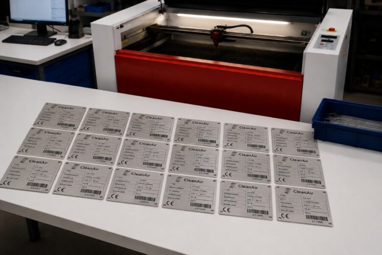 Typeplaatjes serienummer maken