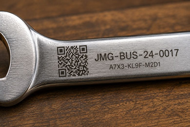gereedschappen markeren QR code
