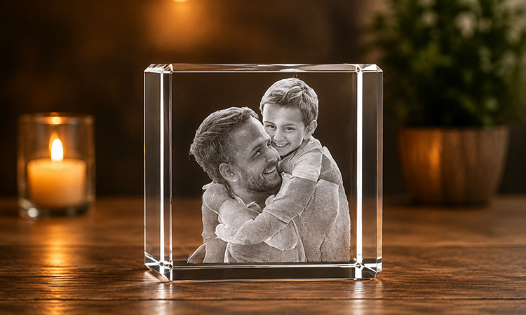 vaderdag foto in glas 2D