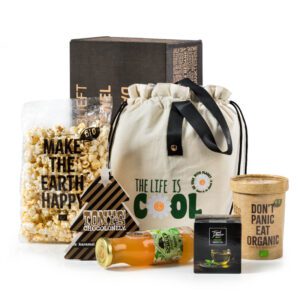 Kerstpakket Coole Bio met katoenen koeltas