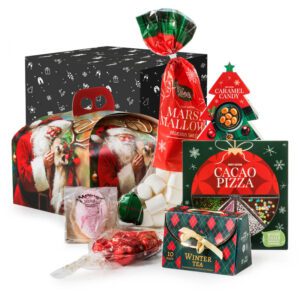Kerstpakket Merry X-Mas met Santa giftbox