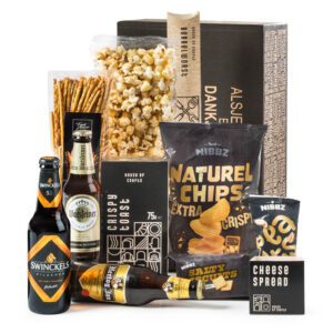 Kerstpakket Bier Trio met drie bieren en borrelhapjes