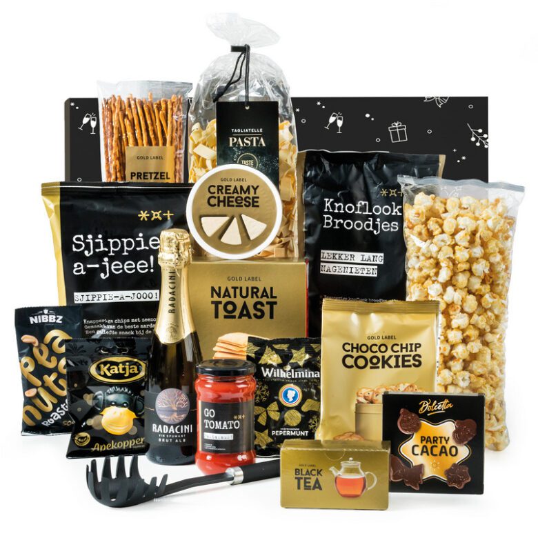 Kerstpakket Smakelijk Goud & Zwart - 360043