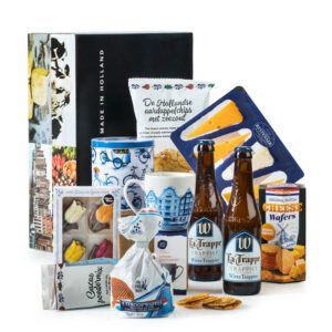 Kerstpakket Hollandse Trots met Delfts blauw en bier