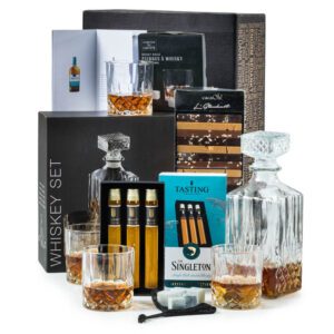 Kerstpakket Whisky Moments met karafset en proeverij