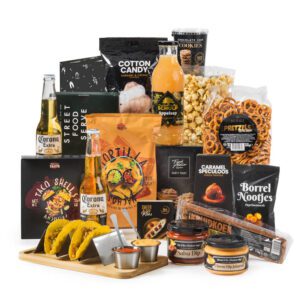 Kerstpakket Familie Olé met tacoset en Corona