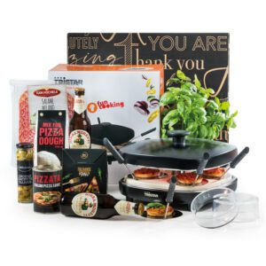 Kerstpakket Pizza Party Deluxe met Tristar pizzamaker
