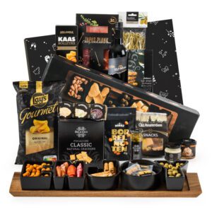 Kerstpakket Enjoy Tapas met ENJOY-serveerset en wijn