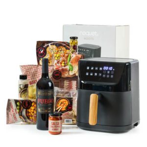 Kerstpakket Luxe Airfryer met Roquet airfryer van 5 liter