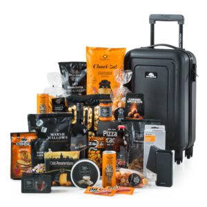 Kerstpakket Volle Trolley met koffer en Denver powerbank
