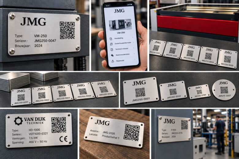 typeplaatjes met QR code